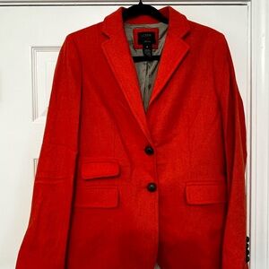J. Crew Red Blazer